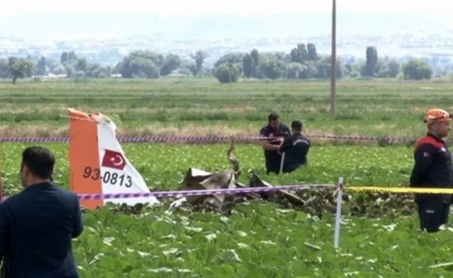 Kayseri'de uçak kazası