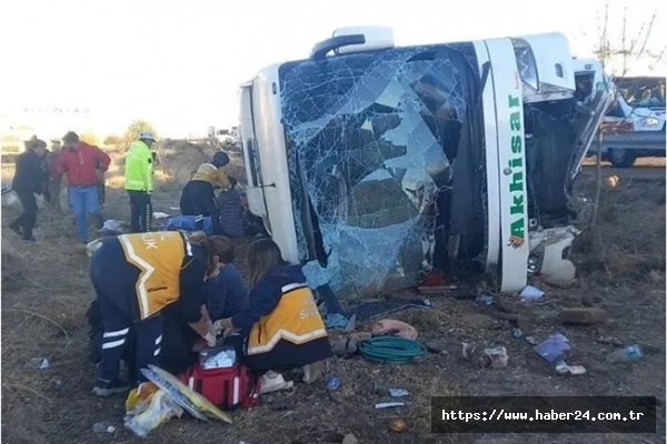 Aksaray'da otobüs devrildi: 6 ölü, 25 yaralı