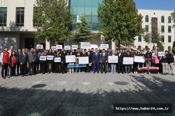 BTÜ öğrencilerinden TUSAŞ’a yapılan terör saldırısına tepki