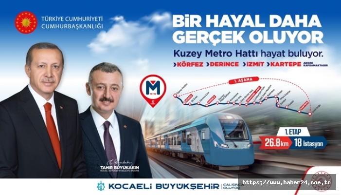 Kuzey Metro Hattı için şantiye çalışmaları başladı