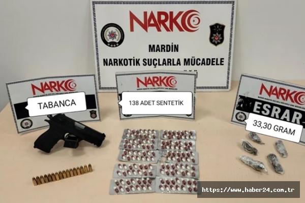 Mardin'de zehir tacirlerine yönelik operasyon