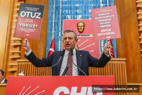 CHP'li Özel'den '30 bin TL' mücadelesi