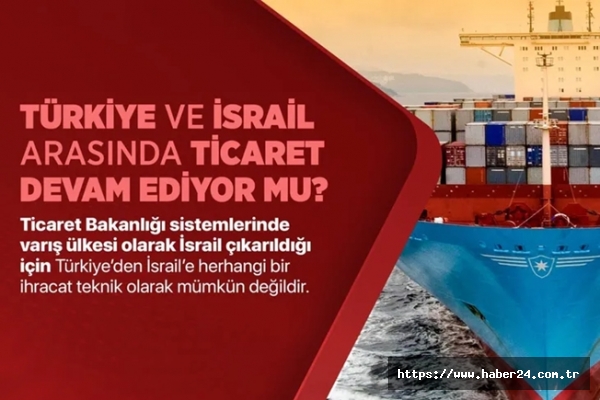 Türkiye'nin İsrail ile ticareti sürüyor mu?