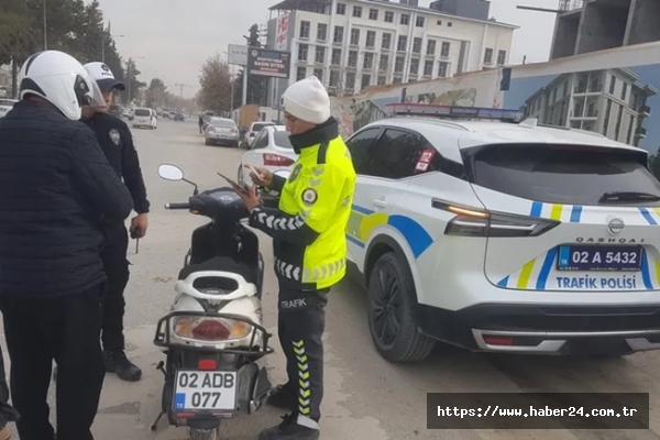 Adıyaman’da yaya geçidi denetimi