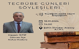 Dilovası Nüfus Müdürü öğrencilerle buluşuyor