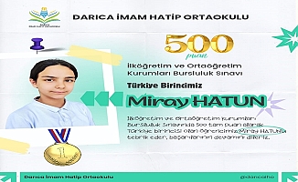 Darıca'dan Miray Hatun Türkiye Birincisi oldu