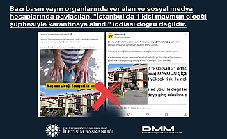 'Maymun Çiçeği'nin Türkiye iddiaları dezenformasyondan ibaret