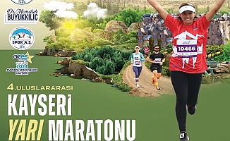 4’üncü Uluslararası Kayseri Yarı Maratonu'nda geri sayım başladı