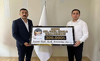 Balın geliri Sason’lu arıcılara dağıtıldı