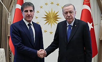 Cumhurbaşkanı Erdoğan Barzani ile görüştü