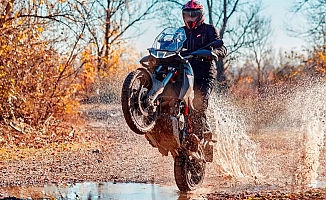 Macera motosiklet tutkunları Kemer'de yarışacak