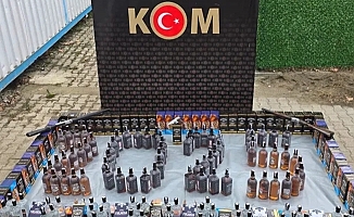 Düzce'de kaçak alkol operasyonu yapıldı