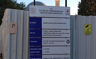 Edirne'de 2023 Kasım'ında bitecekti!