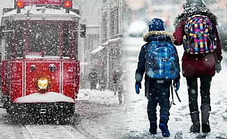 İstanbul'da eğitime kar engeli!