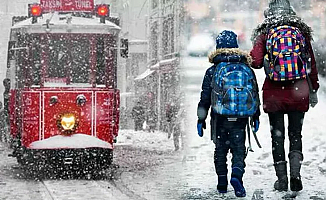 İstanbul ve Tekirdağ'da eğitime kar engeli!