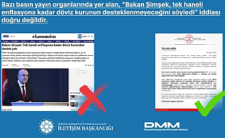 İletişim'den enflasyon ve döviz kuru açıklaması